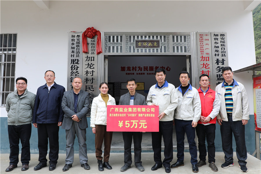 盐业集团领导赴定点帮扶村走访慰问驻村干部